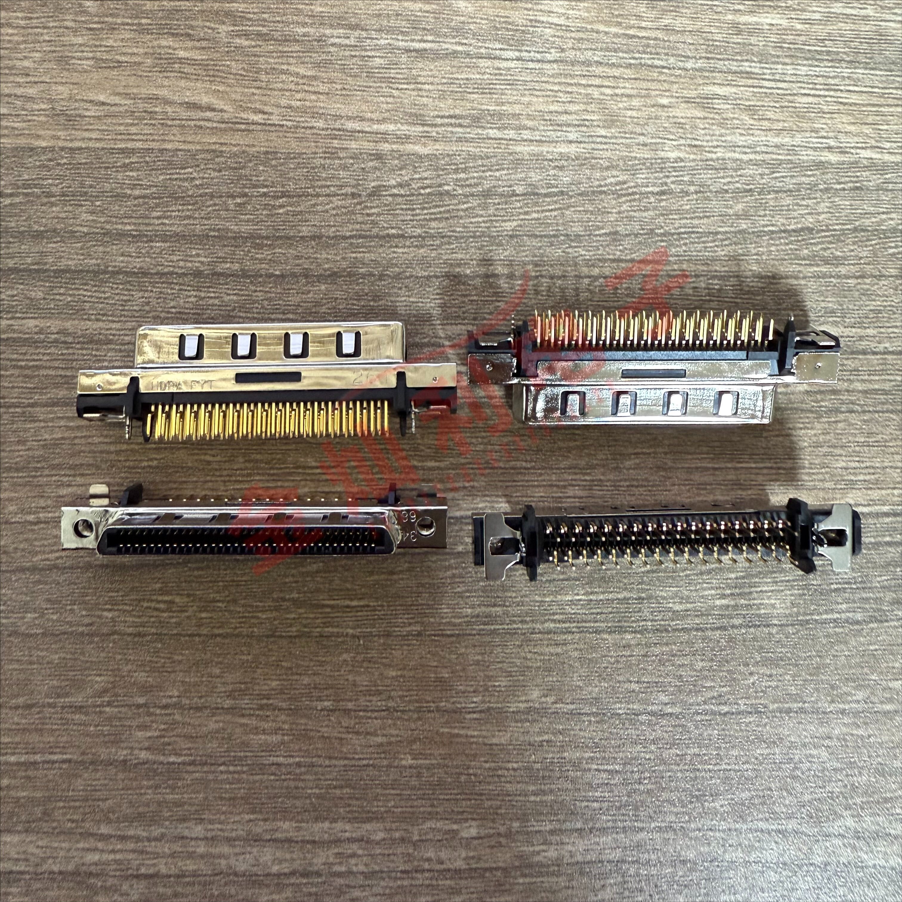 HTK本多 HDRA-EC68FDT+ SCSI VHDCI 0.8mm间距 68PIN线对板连接