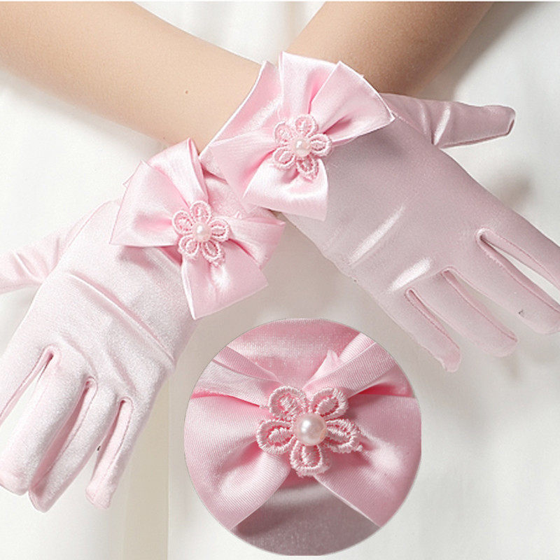 Gants pour fille en satin - Ref 2150209 Image 3