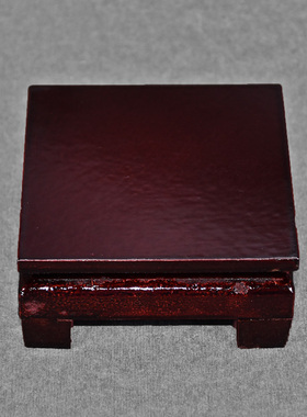 摆件木质底托印章玉玺底座正方形