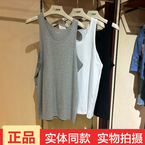 芬格兰8027新款男士纯棉背心夏季薄款宽松打底运动汗衫男多色可选
