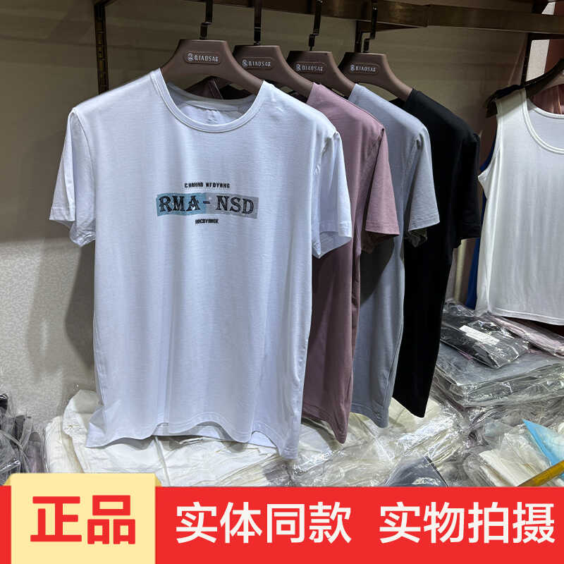 帕兰诗奇3119夏季新款圆领男装短袖T恤休闲中青年半袖上衣男大码
