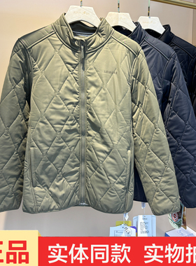 羽伦美9907男棉衣25新款秋冬轻薄立领轻便休闲山羊绒保暖外套正品