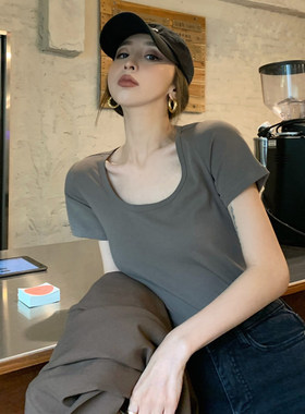 短袖休闲常规低领纯棉当天发货