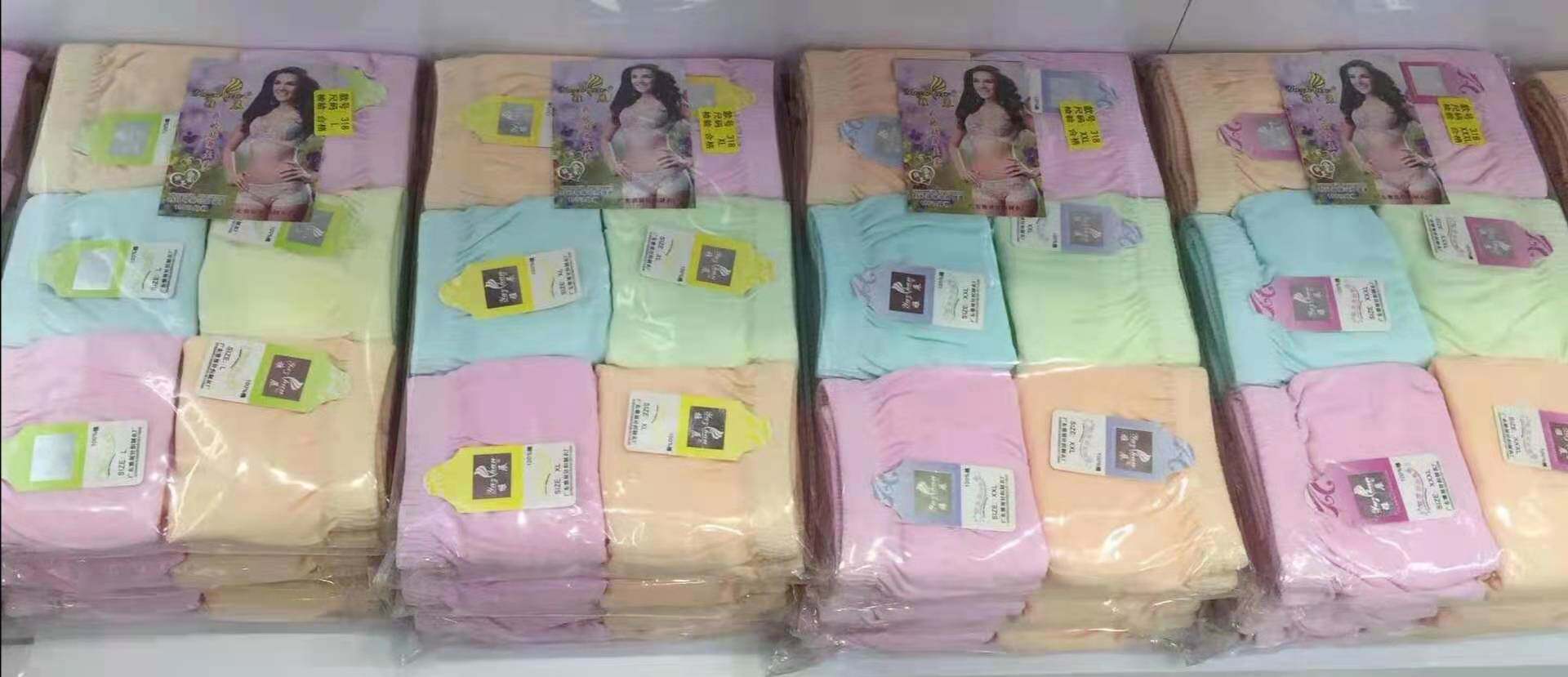 雅展318纯棉女三角裤中老年高腰内裤纯色短裤柔软舒服底裤12条