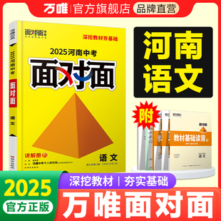 2025河南语文万唯中考面对面初三总复习全套资料七八九年级初三语文模拟题训练历年中真题卷辅导书资料万维教育旗舰店