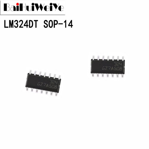 LM324DT LM324DR LM324 贴片 SOP14 四路运算放大器 全新原装