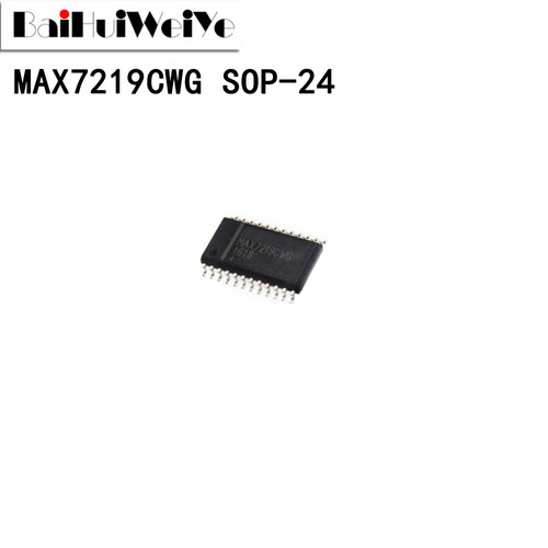 MAX7219CWG MAX7219EWG MAX7219 贴片 SOP24 LED显示驱动器芯片IC