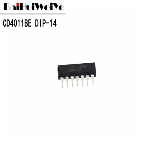 CD4011BE 直插 DIP-14封装 逻辑门IC芯片集成电路 进口全新原装