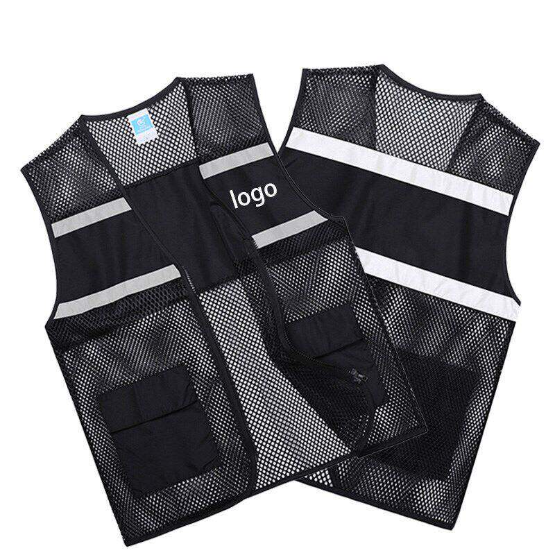工作服马甲定制logo网状