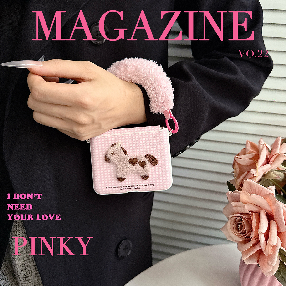 PuraX可爱小马挂绳手机壳