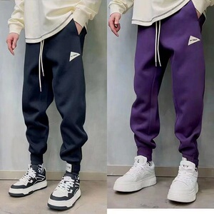 LKT.NINE2701运动裤男春秋宽松潮流休闲裤潮牌束脚时尚卫裤
