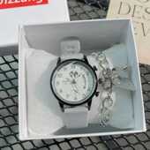 复古带历手表男女ins风简约文艺港风时尚 高级感百搭学生党石英表