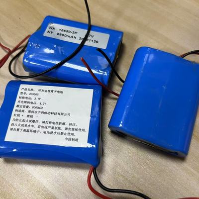 拆机动力电池组3节18650并联锂电池组3.7V带保护板6000mah充电4.2