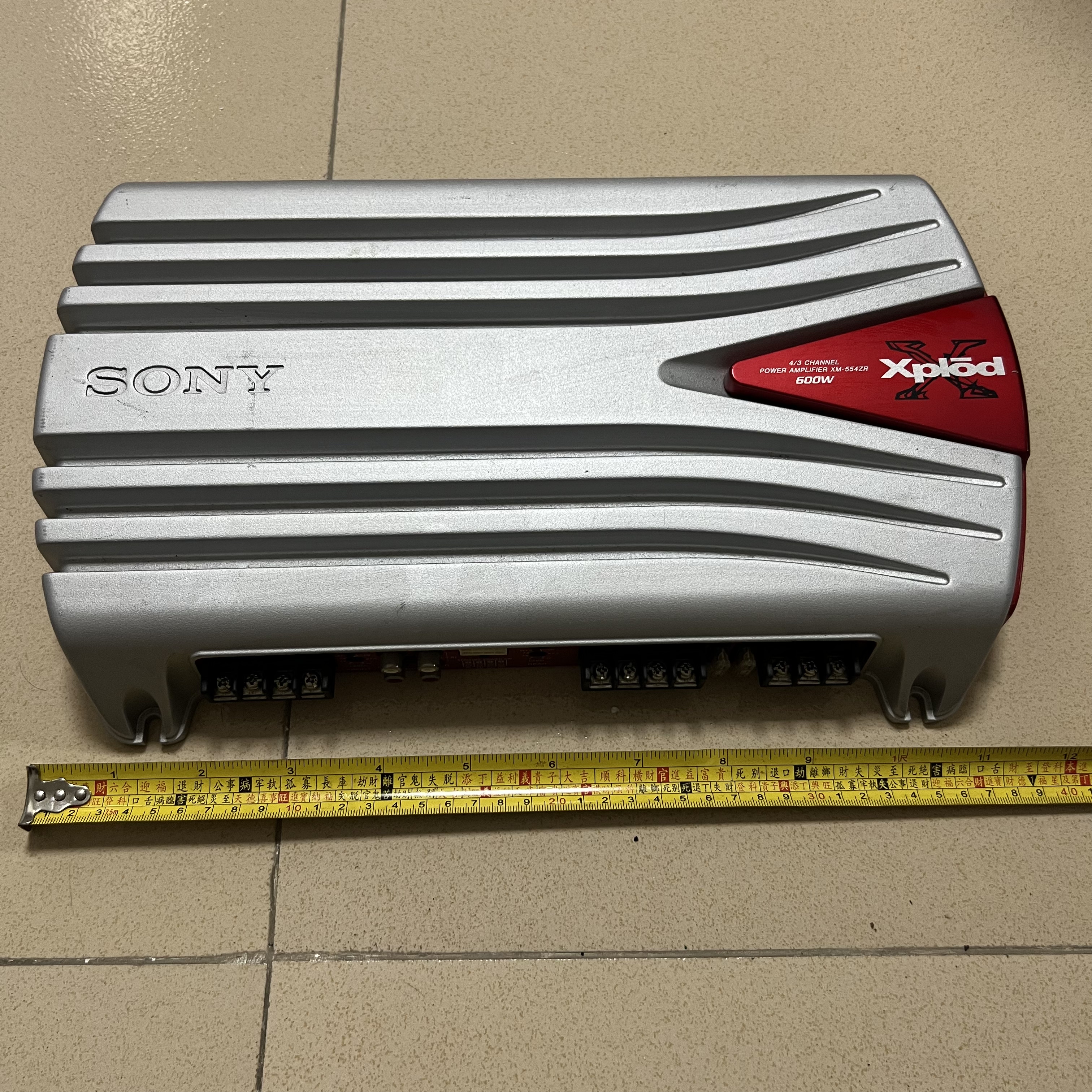 样品机SONY汽车功放AB类功放汽车音响改装升级4路600W重低音