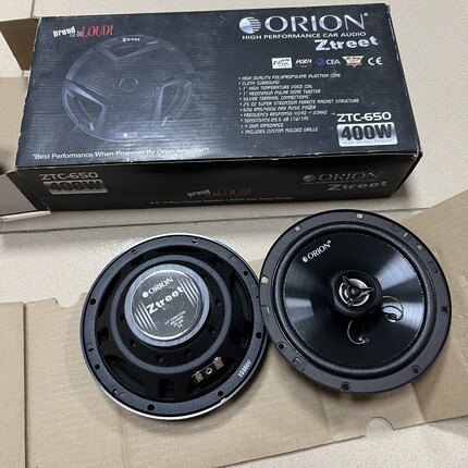 美国ORION汽车音响喇叭车门6.5寸同轴400W扬声器全音全频喇叭