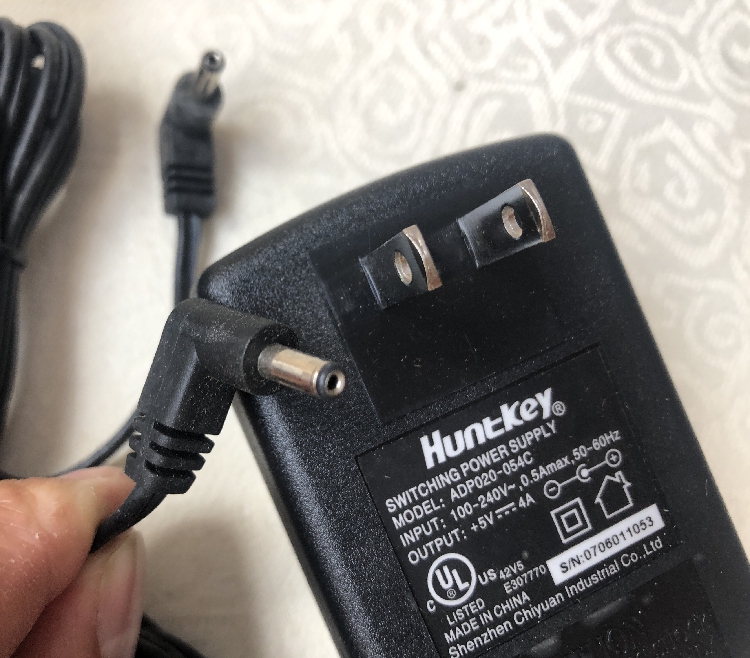 原装huntkey航嘉5v 4a国标dc 3.5接口电源适配器 网络电视机顶盒
