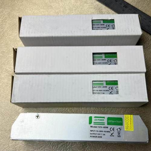 LED驱动电源灯箱广告排220V转直流12v 5A灯带变压器 恒压适配器