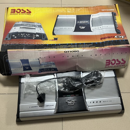 美国BOSS品牌汽车功放2声道1600W车载音响改装升级AB类功放重低音