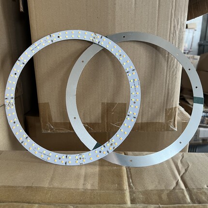 双色直播补光灯灯板圆型外直径250mm60颗LED功率12W铝基板5V供电