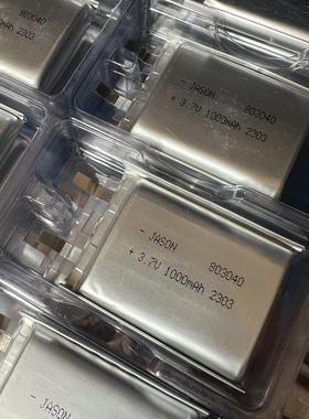 3.7V软包聚合物电芯锂电池行车记录仪蓝牙音箱1000mAh规格803040