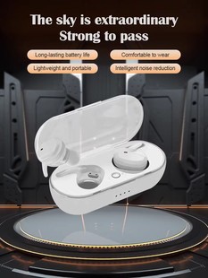 跨境电商蓝牙耳机y50新款 带充电仓迷你耳机 TWS2运动户外无线耳机