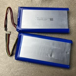 清仓3.7V聚合物软包锂离子电池10000mah带线带保护板规格1260110