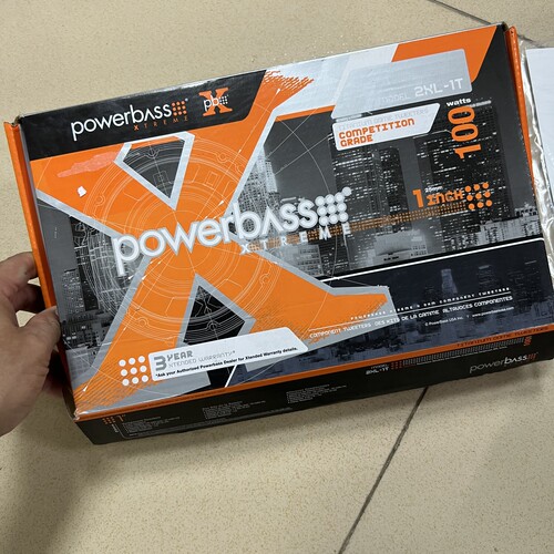 美国powerbass品牌汽车音响改装喇叭高音喇叭带分频器 套装