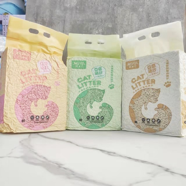 就来它豆腐猫砂绿茶原味奶香2.5KG 9公斤非10kg 结团好可冲厕所