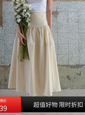 HOWL STUDIO香港设计师品牌高腰挺括大摆长裙