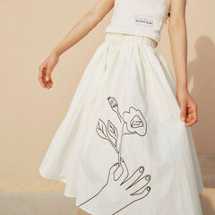 HOWL STUDIO设计师品牌限定艺术家DI UJDI联名系列疗愈花园半裙