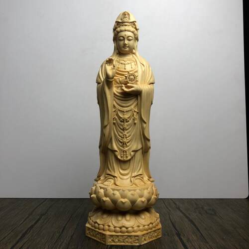 普陀山南海观音像大号站莲花像