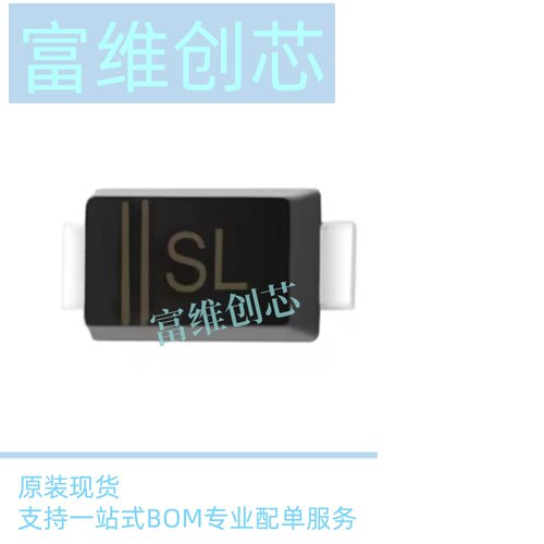 5819全新B5819HW-7-F IN5819HW 1N5819 丝印SL SOD-123贴片二极管