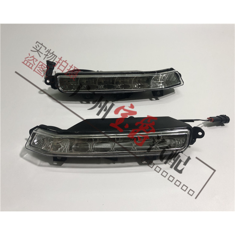 适用奔驰E级W212前杠AMG雾灯E63杠灯E65日行灯LED日间行车灯AMG