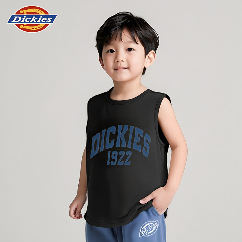 Dickies童装2025新款背心吊带