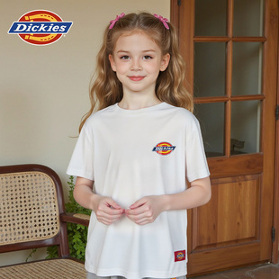 T恤儿童速干宽松圆领上衣潮牌 清仓男女童短袖 Dickies童装 2025夏季