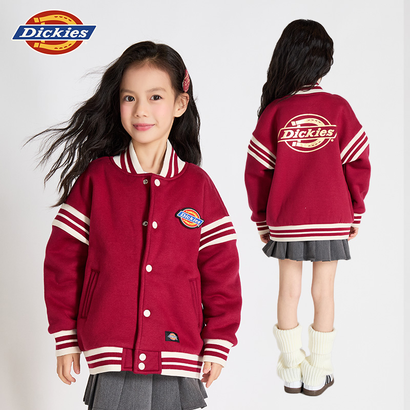 Dickies秋冬棒球领学院风外套