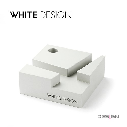White Design 铝合金手机支架桌面多功能多角度创意设计定制刻字