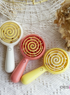 半点创意 棒棒糖便携风扇手持迷你小风扇桌面风扇充电便携风扇