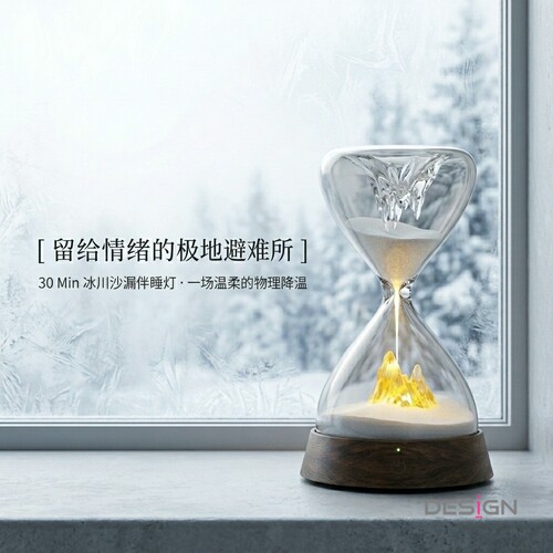 极地物种冰山沙漏氛围灯