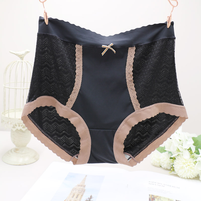 高腰收腹裤大码内裤女法式性感