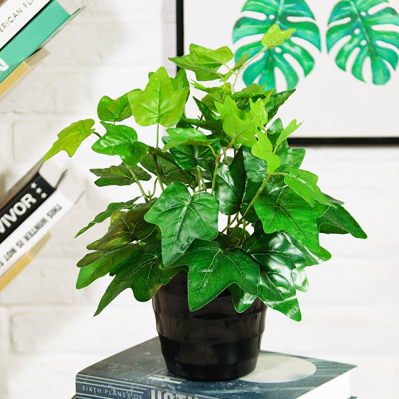 绿植盆栽摆设仿真植物地瓜叶室内塑料假花仿真花客厅网咖桌摆装饰