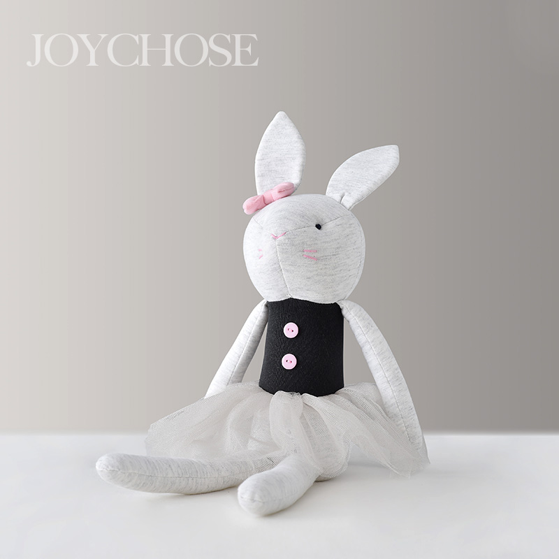 婴儿玩偶不掉毛精致时尚芭蕾兔子