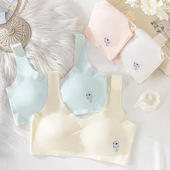发育期学生内衣无痕美背裹胸初中生高中生薄款 透气背心防走光文胸