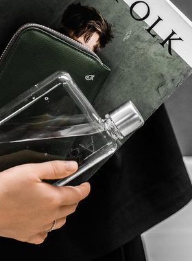 【memobottle Tritan A6】 创意扁平水壶 水瓶纸张水杯书型随手杯