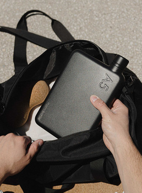 【memobottle 不锈钢-A5】金属扁平水壶 便携运动水杯随手杯 礼品