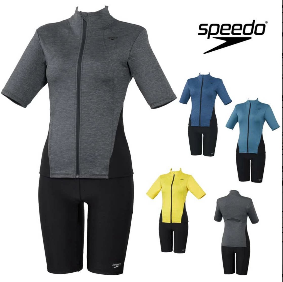 Speedo速比涛分体泳衣健身泳衣泳裤女训练套装游泳衣泳装SFW32565