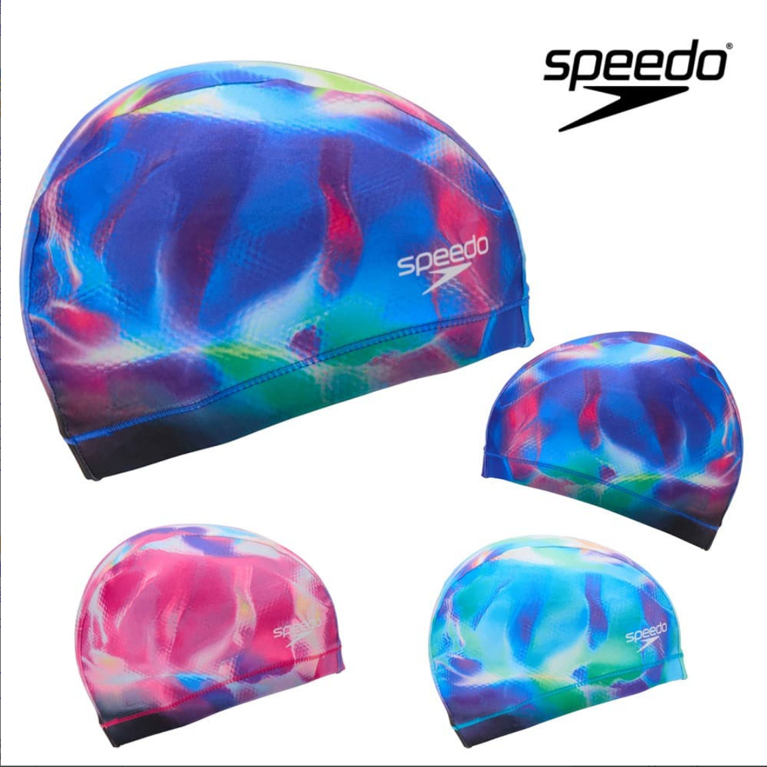 Speedo速比涛比赛训练网眼游泳帽男女情侣快速泳帽游泳帽SE12612