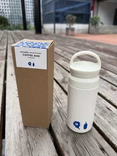 芬兰蓝瓶子手提车载水杯咖啡杯Blue Bottle Coffee 联名保温杯