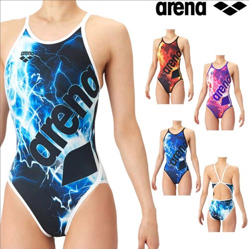 Arena阿瑞娜游泳连体女三角fina泳衣训练健身AQUA游泳装AS6SWM28L