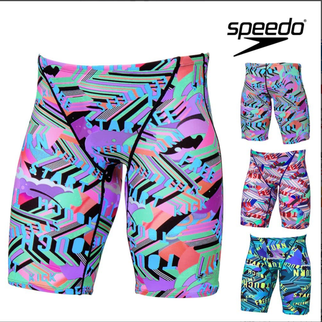 Speedo速比涛游泳衣训练比赛竞速高速健身泳裤男fina泳裤ST62606